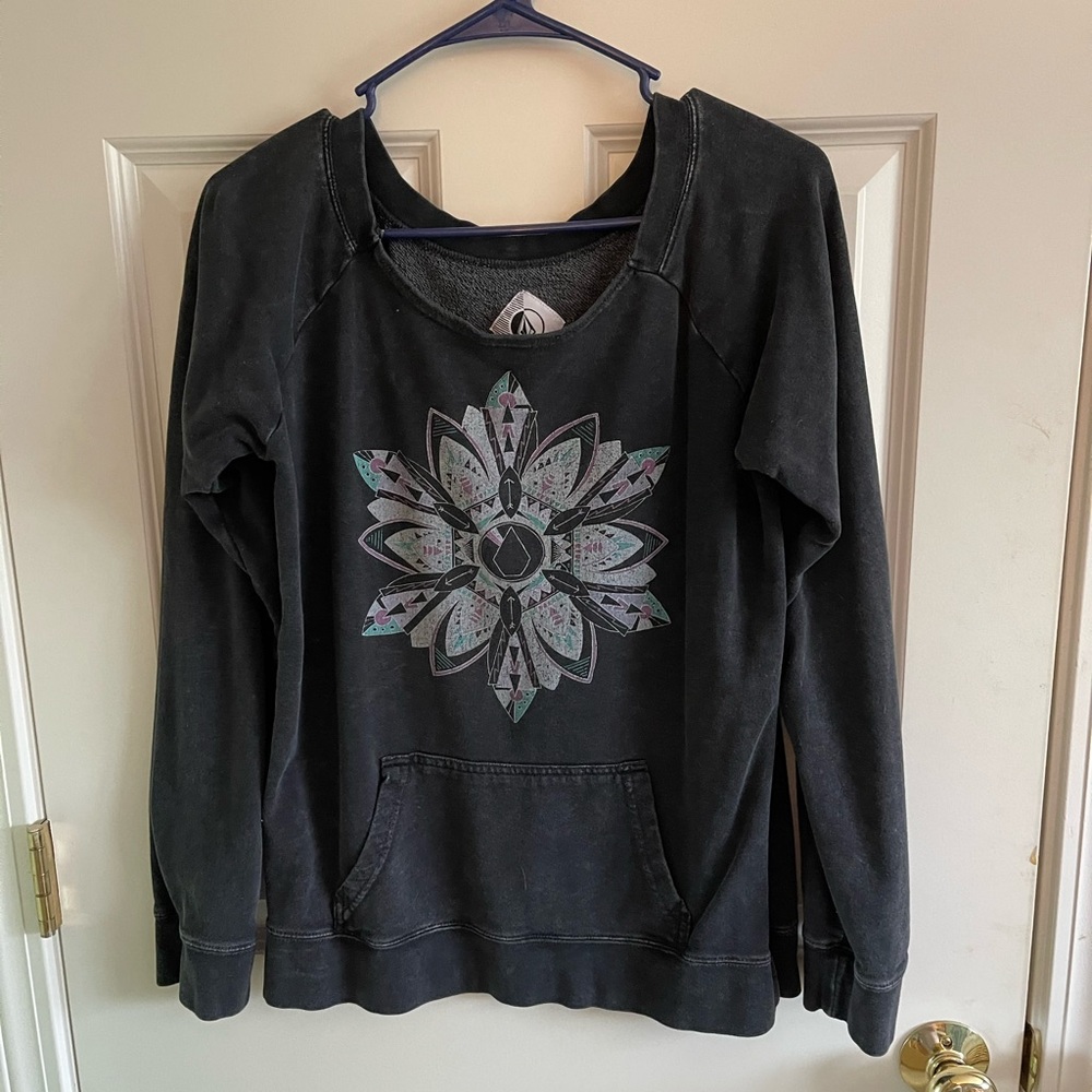 PACSUN floral crewneck